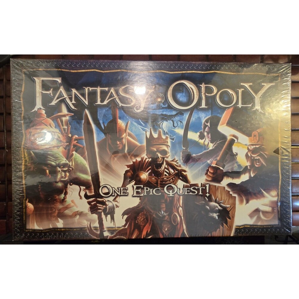 Fantasy•Opoly Monopoly Style Fantasy Board Game New Sealed Complete